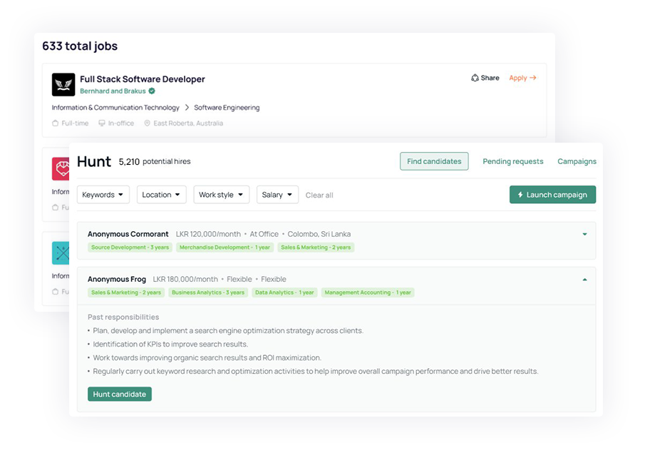 Rooster Job Board Packages